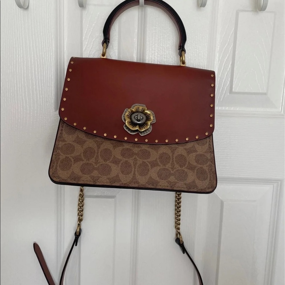 Coach Flower Lock Purse